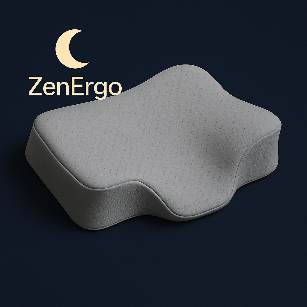 ZenCervical™ – Oreiller Ergonomique à Mémoire de Forme | Soulagement Cervical et Sommeil Réparateur