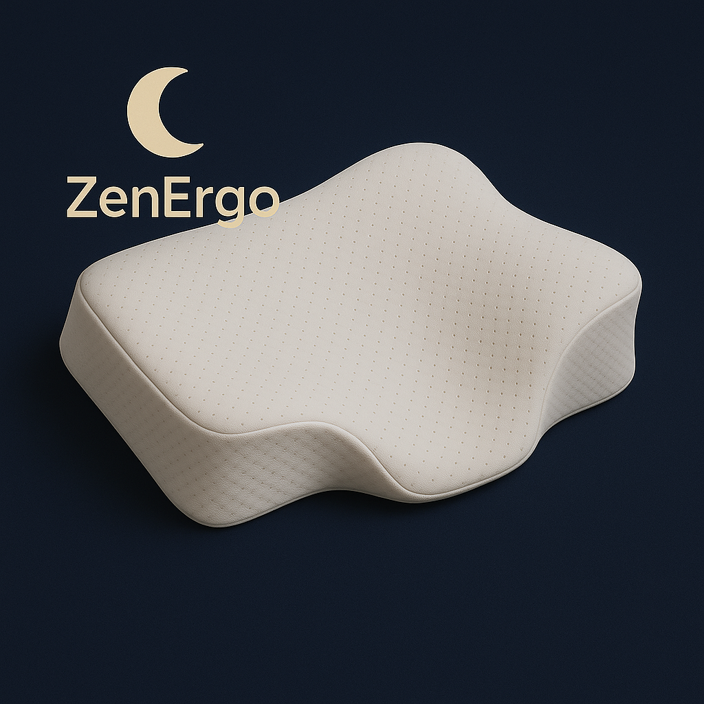 ZenCervical™ – Oreiller Ergonomique à Mémoire de Forme | Soulagement Cervical et Sommeil Réparateur