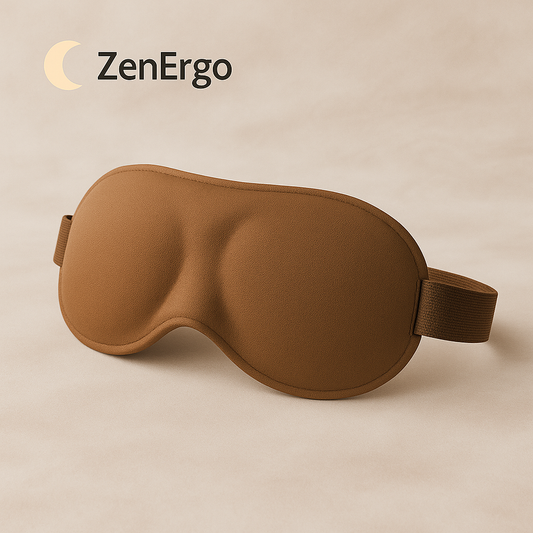 Masque de Sommeil 3D ZenErgo™ – Anti-lumière | Confort & Repos Visuel Total