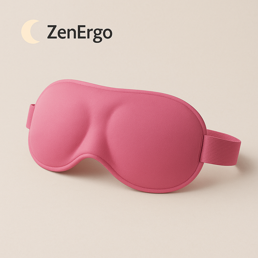 Masque de Sommeil 3D ZenErgo™ – Anti-lumière | Confort & Repos Visuel Total