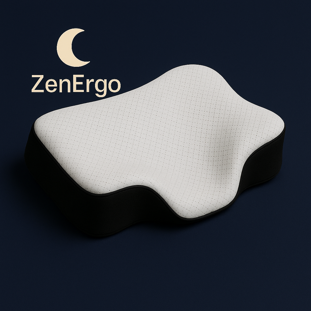 ZenCervical™ – Oreiller Ergonomique à Mémoire de Forme | Soulagement Cervical et Sommeil Réparateur